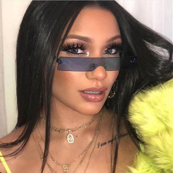 2020 new vintage one piece rectangl rimless sunglasses women fashion male eyewear brand design retro small flat sun glasses1, White;black
2020 new vintage one piece rectangl rimless sunglasses women fashion male eyewear brand design retro small flat sun glasses1, White;black