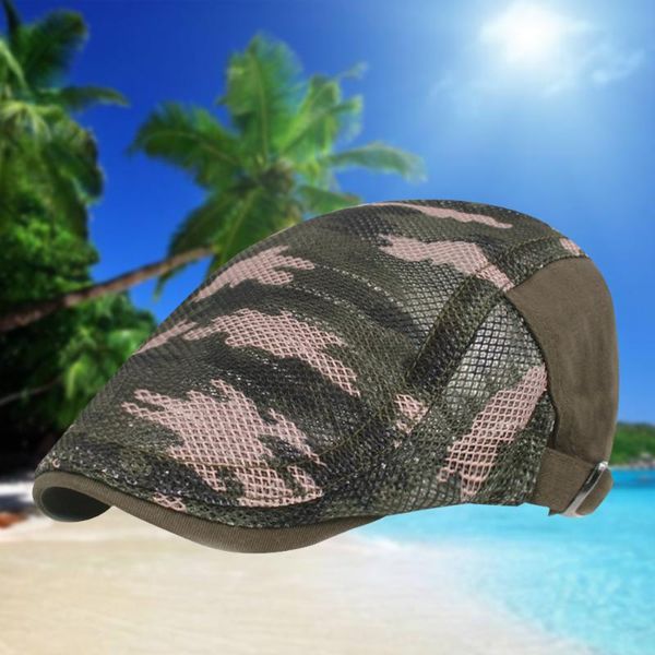 men women summer casual flat cap camouflage polyester outdoor hat hiking breathable sun visor uv protection mesh cloth, Blue;gray
men women summer casual flat cap camouflage polyester outdoor hat hiking breathable sun visor uv protection mesh cloth, Blue;gray