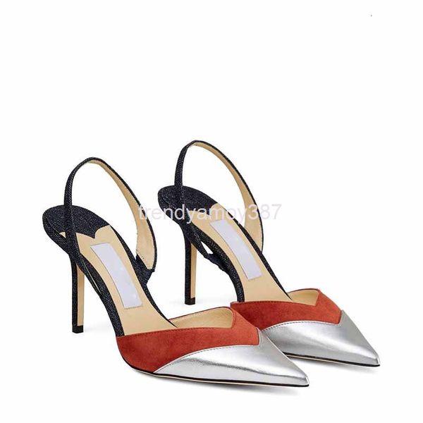 dress shoes spring and summer fashion thin heel sandals women's color matching pointed one-line buckle gentle baotou high heels, Black
dress shoes spring and summer fashion thin heel sandals women's color matching pointed one-line buckle gentle baotou high heels, Black