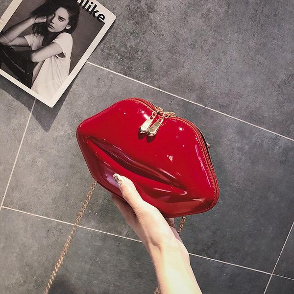 new pu leather red lips clutch bag women evening bags small chain purse handbags bride bridesmaid wedding party bag
new pu leather red lips clutch bag women evening bags small chain purse handbags bride bridesmaid wedding party bag