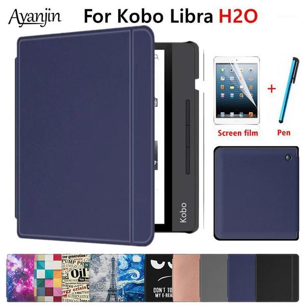 magnetic smart stand case for all-new 7" kobo libra h2o 2020 protective cover case for kobo n873 e-books+film+stylus1
magnetic smart stand case for all-new 7" kobo libra h2o 2020 protective cover case for kobo n873 e-books+film+stylus1