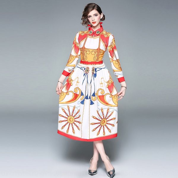 wind new spring women's dress wear new fashion temperament printed lapel slim nine point sleeve dress pbikx, Black;gray
wind new spring women's dress wear new fashion temperament printed lapel slim nine point sleeve dress pbikx, Black;gray