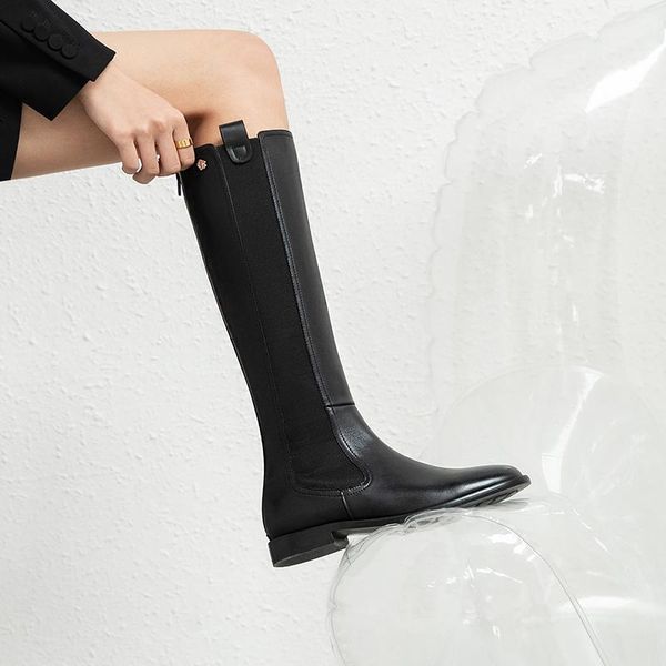 real cowhide knee boots female boots genuine leather black women autumn and winter women shoes1
real cowhide knee boots female boots genuine leather black women autumn and winter women shoes1