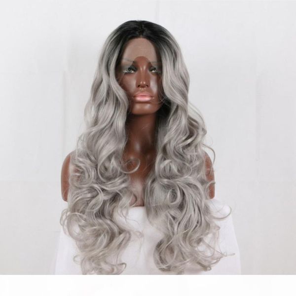 synthetic hair wig silver half hand tied loose curly heat resistant fiber synthetic ombre grey lace front wigs for white women, Black;brown
synthetic hair wig silver half hand tied loose curly heat resistant fiber synthetic ombre grey lace front wigs for white women, Black;brown