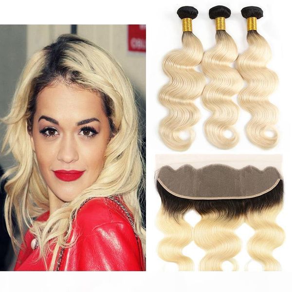 body wave brazilian human hair ombre blonde bundles with 13*4 part lace frontal pre plucked 1b 613 bundles with frontal hair extension, Black;brown
body wave brazilian human hair ombre blonde bundles with 13*4 part lace frontal pre plucked 1b 613 bundles with frontal hair extension, Black;brown
