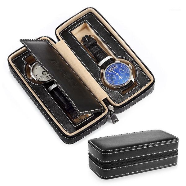 watch boxes & cases melancy black leather wrist and packaging storgae for 2 watches jewelry gift brown zipper velvet box caskets case1, Black;blue
watch boxes & cases melancy black leather wrist and packaging storgae for 2 watches jewelry gift brown zipper velvet box caskets case1, Black;blue