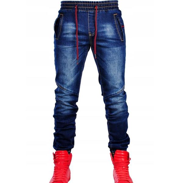 men's jeans skinny men stretch denim pants elastic waist big size european s-4xl hip-hop casual, Blue
men's jeans skinny men stretch denim pants elastic waist big size european s-4xl hip-hop casual, Blue