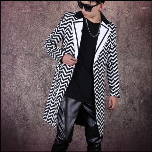 custom made men blazers suit printed suit stitching mid-length big-name style jacket male hair stylist1, White;black
custom made men blazers suit printed suit stitching mid-length big-name style jacket male hair stylist1, White;black