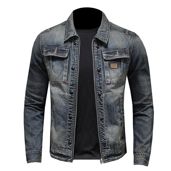 2021 New Denim Men Autumn Winter Quality Business Zipper Jeans Jacket Coat Male Coats Streetwear Clothing 0MDB, Black;brown
2021 New Denim Men Autumn Winter Quality Business Zipper Jeans Jacket Coat Male Coats Streetwear Clothing 0MDB, Black;brown