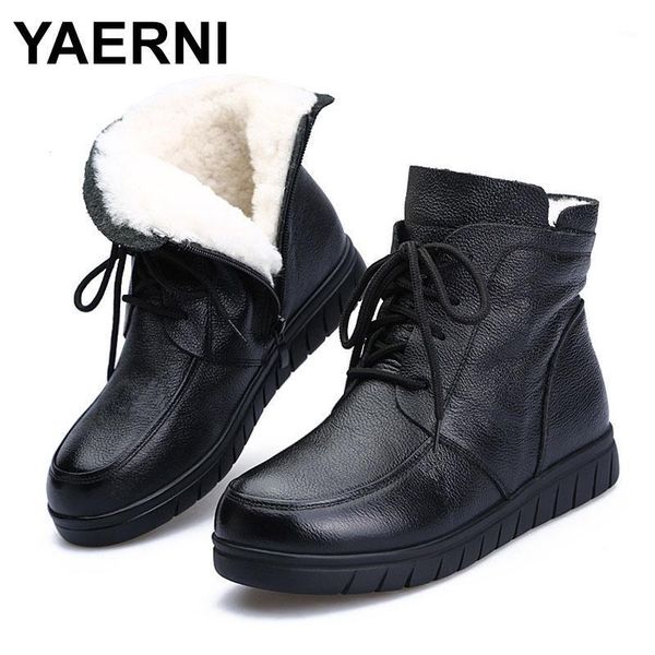 boots yaerni thick women winter genuine leather shoes 2021 round toe hand zip concise ankle platform boots1, Black
boots yaerni thick women winter genuine leather shoes 2021 round toe hand zip concise ankle platform boots1, Black