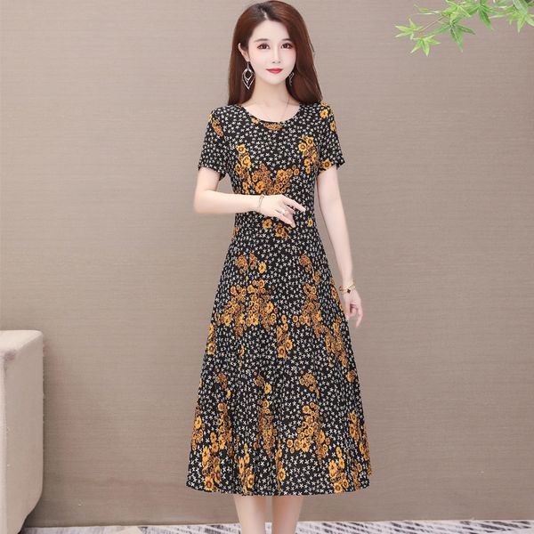 2021 new women summer dress women casual short sleeve square o-neck dress female vestidos plus size robe xz9h, Black;gray
2021 new women summer dress women casual short sleeve square o-neck dress female vestidos plus size robe xz9h, Black;gray