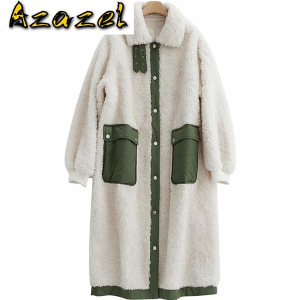 women's fur & faux real 100% wool jacket autumn winter coat clothes 2021 korean vintage sheep shearling women abrigo mujer 3652, Black
women's fur & faux real 100% wool jacket autumn winter coat clothes 2021 korean vintage sheep shearling women abrigo mujer 3652, Black