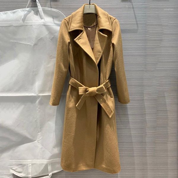 elegant long coat women cashmere long sleeve belt warm winter blend coat 2020 new fashion women outwear1, Black
elegant long coat women cashmere long sleeve belt warm winter blend coat 2020 new fashion women outwear1, Black