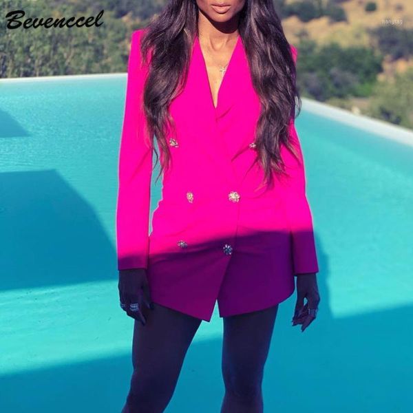 bevenccel women jacket 2020 new long sleeve notched double breasted bodycon women blazers and jackets elegant blazers1, White;black
bevenccel women jacket 2020 new long sleeve notched double breasted bodycon women blazers and jackets elegant blazers1, White;black