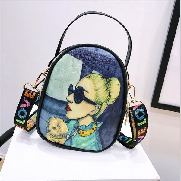 new all large capacity shoulder bag love wide shoulder strap cute crossbody bag fashion cartoon printing girl bags messenger
new all large capacity shoulder bag love wide shoulder strap cute crossbody bag fashion cartoon printing girl bags messenger
