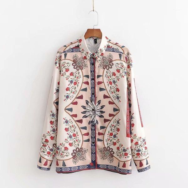 women vintage flower tassel print casual business blouse office lady turn down collar court shirts kimono femininas ls43681, White
women vintage flower tassel print casual business blouse office lady turn down collar court shirts kimono femininas ls43681, White