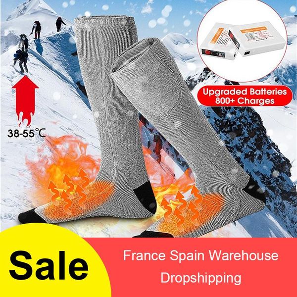 sports socks thicken warmer electric heated rechargeable battery for women men winter outdoor skiing cycling sport, Black
sports socks thicken warmer electric heated rechargeable battery for women men winter outdoor skiing cycling sport, Black