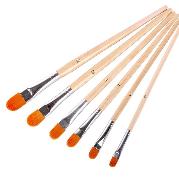 Fine Watercolor Propylene Painting Brushes Oil Painting Brushes 6 pcs Sets Multiple specifications of Artistic school supplies
Fine Watercolor Propylene Painting Brushes Oil Painting Brushes 6 pcs Sets Multiple specifications of Artistic school supplies