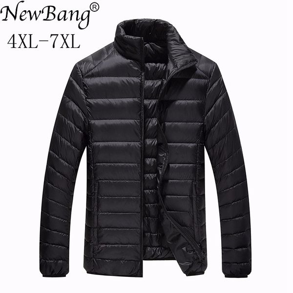 newbang brand plus 7xl ultra light down jacket men lightweight men's down coat male warm portable windbreaker feather parka 201204, Black
newbang brand plus 7xl ultra light down jacket men lightweight men's down coat male warm portable windbreaker feather parka 201204, Black