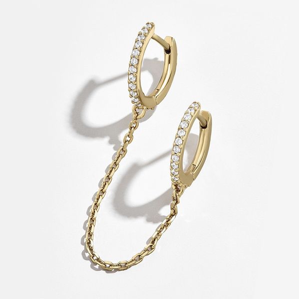2020copper ear buckle europe and cross-border multi-color diamond earrings chain suit factory direct cash, Silver
2020copper ear buckle europe and cross-border multi-color diamond earrings chain suit factory direct cash, Silver