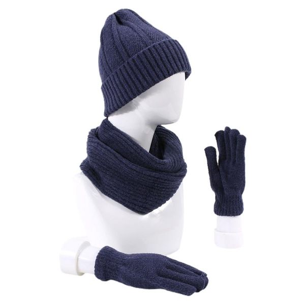 hats, scarves & gloves sets 3pcs men women knitted beanie hat scarf set thick winter warm cap y1qd, Blue;gray
hats, scarves & gloves sets 3pcs men women knitted beanie hat scarf set thick winter warm cap y1qd, Blue;gray