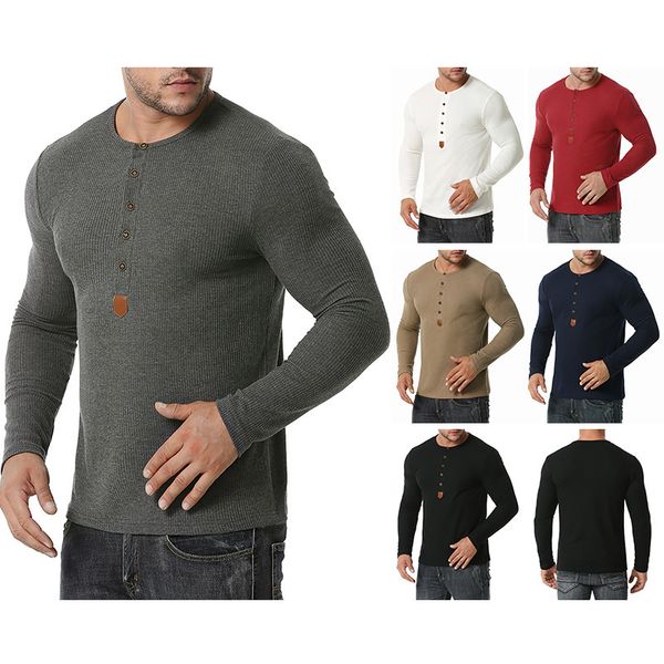 2020 autumn and winter new fashion european size mens casual long sleeve t-shirt multi-color t-shirt men, Black;brown
2020 autumn and winter new fashion european size mens casual long sleeve t-shirt multi-color t-shirt men, Black;brown