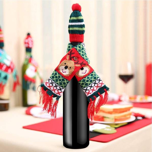 christmas decorations 2 sets bottle decor scarf&hat knitted red wine kit santa claus snowman elk hat for wedding party table decor1
christmas decorations 2 sets bottle decor scarf&hat knitted red wine kit santa claus snowman elk hat for wedding party table decor1