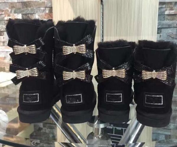 classics australia genuine leather snow boots leather fur bow-knot cow boots flat bottom warm 35-44, Black
classics australia genuine leather snow boots leather fur bow-knot cow boots flat bottom warm 35-44, Black