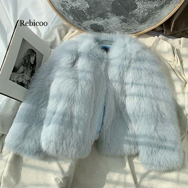 women's fur & faux women coat fluffy thick winter soft imitation outwear warm female jacket casual, Black
women's fur & faux women coat fluffy thick winter soft imitation outwear warm female jacket casual, Black