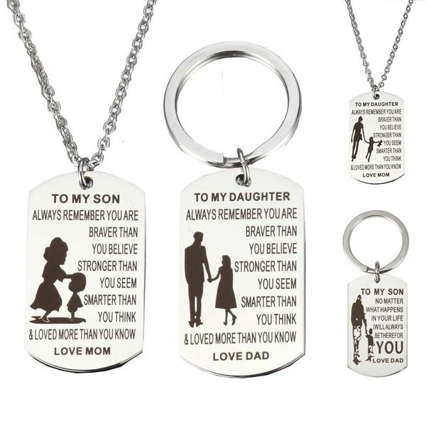 to my son daughter love dad mom family jewelry charm keychain pendant necklace stainless steel military dog tags christmas gifts, Slivery;golden
to my son daughter love dad mom family jewelry charm keychain pendant necklace stainless steel military dog tags christmas gifts, Slivery;golden
