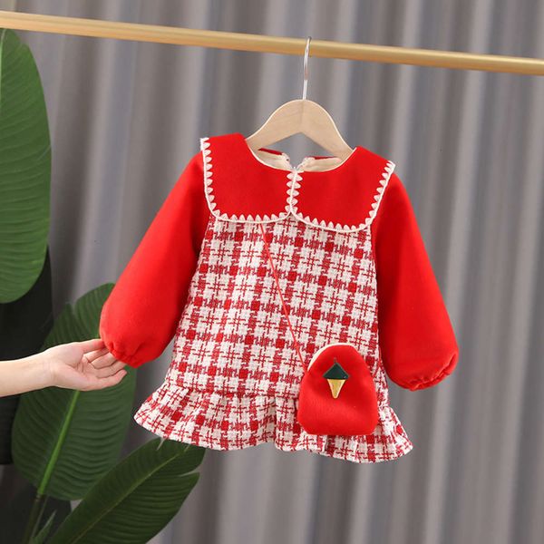 plush girls' winter autumn new and year's drs foreign sle fashionable little fragrance 3 princs skirt 1-5 years old fashion, Red;yellow
plush girls' winter autumn new and year's drs foreign sle fashionable little fragrance 3 princs skirt 1-5 years old fashion, Red;yellow