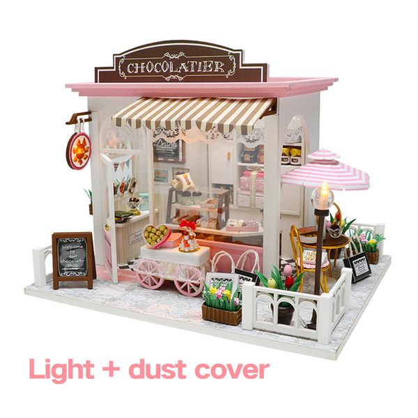 diy doll house miniature sweet chocolate waiting time store dollhouse with furnitures woodentoys for children birthday gifts y200704
diy doll house miniature sweet chocolate waiting time store dollhouse with furnitures woodentoys for children birthday gifts y200704