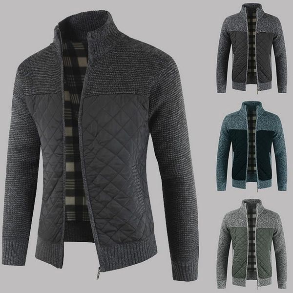 men's fleece sweater coat winter thick patchwork wool cardigan warm knitted sweater jackets casual male clothing xy108, White;black
men's fleece sweater coat winter thick patchwork wool cardigan warm knitted sweater jackets casual male clothing xy108, White;black
