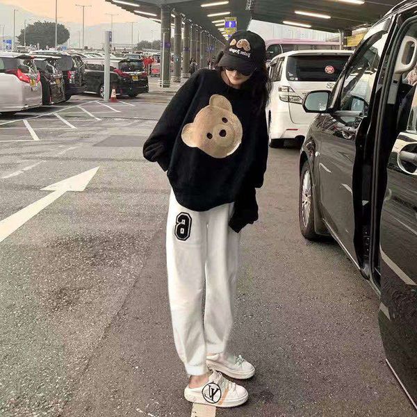 large women's autumn and winter 2020 new fat mm foreign style age reduction fashion suit two piece set of plush thickened sweater, Black
large women's autumn and winter 2020 new fat mm foreign style age reduction fashion suit two piece set of plush thickened sweater, Black