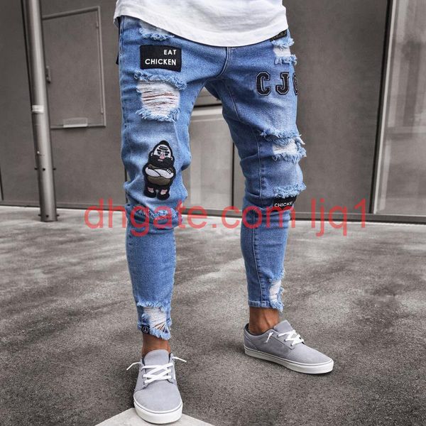 new fashion mens jean streetwear mens stylist white black blue jeans hip hop skateboard pencil pants holes jeans
new fashion mens jean streetwear mens stylist white black blue jeans hip hop skateboard pencil pants holes jeans