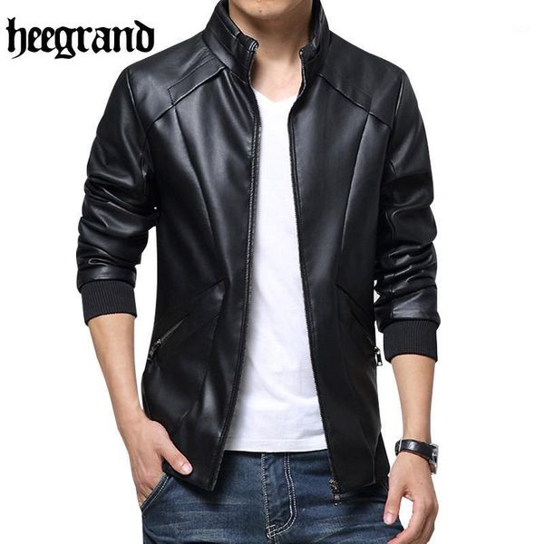 hee grand 2021 pu leather jacket men fashion casual coats overcoats zipper clothing jacket m~5xl mwp4421, Black
hee grand 2021 pu leather jacket men fashion casual coats overcoats zipper clothing jacket m~5xl mwp4421, Black