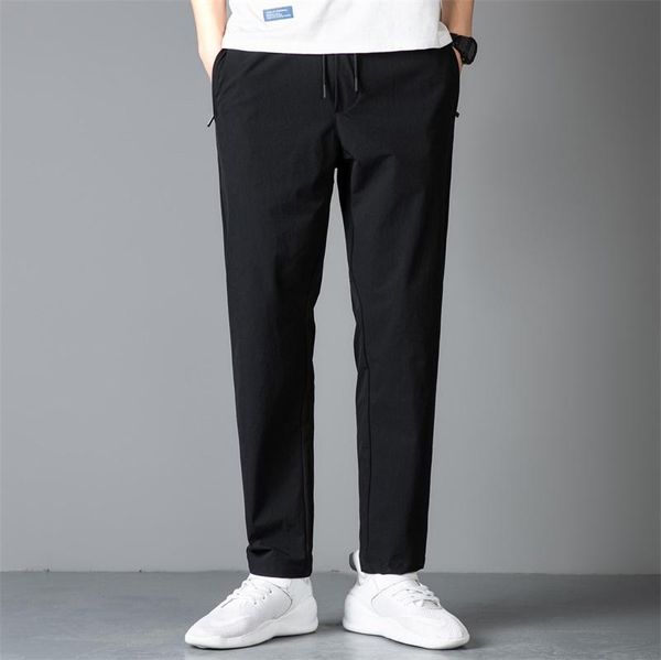 2021 spring and summer thin sports pants men's large size outdoor ice silk stretch breathable running fitness sports pants, Black
2021 spring and summer thin sports pants men's large size outdoor ice silk stretch breathable running fitness sports pants, Black