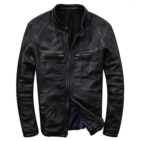 2020 black men smart casual leather jacket plus size xxxl genuine thin sheepskin autumn slim fit fashion leather coat1
2020 black men smart casual leather jacket plus size xxxl genuine thin sheepskin autumn slim fit fashion leather coat1