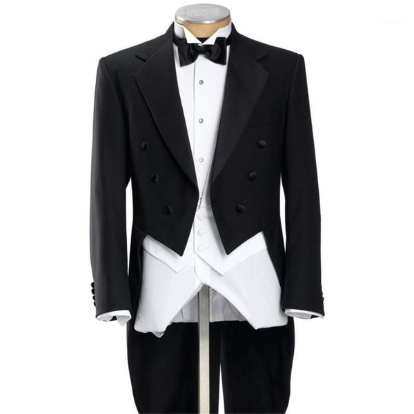 men's suits & blazers morning/tailcoat style men notch lapel groom tuxedos black wedding groomsmen ( jacket+pants+vest+tie ) e321, White;black
men's suits & blazers morning/tailcoat style men notch lapel groom tuxedos black wedding groomsmen ( jacket+pants+vest+tie ) e321, White;black