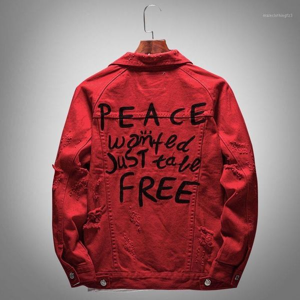 men's jackets delivery brand men's letters embroidered red jean jacket holes ripped denim coat outerwear slim male baseball 4xl1, Black;brown
men's jackets delivery brand men's letters embroidered red jean jacket holes ripped denim coat outerwear slim male baseball 4xl1, Black;brown