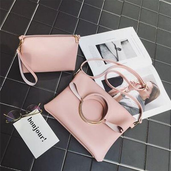 2pcs set women pu leather handbag for one shoulder folding bag and a coin composite bag purse
2pcs set women pu leather handbag for one shoulder folding bag and a coin composite bag purse