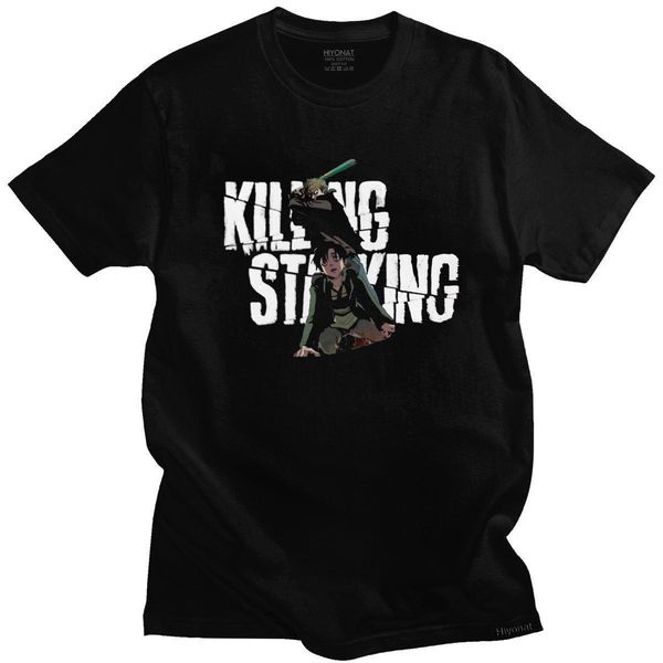 men killing stalking sangwoo yoonbum t shirts yoon bum tshirt korean yaoi manga clothes fashion harajuku tee manga t-shirt, White;black
men killing stalking sangwoo yoonbum t shirts yoon bum tshirt korean yaoi manga clothes fashion harajuku tee manga t-shirt, White;black