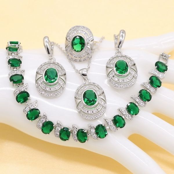 green fashion jewelry set for women ring beautiful round baguette shape cubic zirconia necklace pendant earring 201222, Slivery;crystal
green fashion jewelry set for women ring beautiful round baguette shape cubic zirconia necklace pendant earring 201222, Slivery;crystal