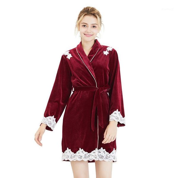 velour lace bathrobes kimono pleuche winter robe femme bridesmaid robes 2018 new dressing gown1, Black;red
velour lace bathrobes kimono pleuche winter robe femme bridesmaid robes 2018 new dressing gown1, Black;red