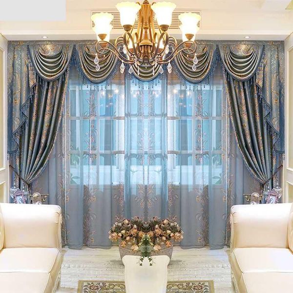 curtain & drapes custom curtains high class luxury european green chenille embroidery cloth blackout tulle valance n3191
curtain & drapes custom curtains high class luxury european green chenille embroidery cloth blackout tulle valance n3191