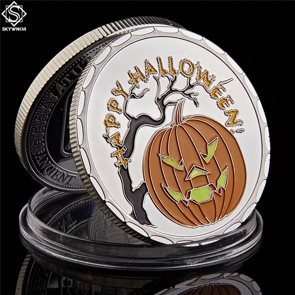 silver plated halloween pumpkin castle craft commemorative copy coins token collection
silver plated halloween pumpkin castle craft commemorative copy coins token collection