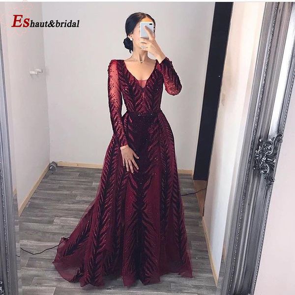 luxury dubai evening dress mermaid 2020 v-neck long sleeves velvet crystal handmade arabic plus size formal prom party gowns lj201124, White;black
luxury dubai evening dress mermaid 2020 v-neck long sleeves velvet crystal handmade arabic plus size formal prom party gowns lj201124, White;black