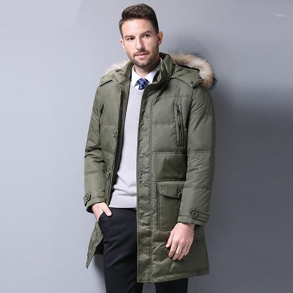 men's down jacket 90% duck down winter jacket warm medium long coat fur collar hooded outerwear 4xl men parkas1, Black
men's down jacket 90% duck down winter jacket warm medium long coat fur collar hooded outerwear 4xl men parkas1, Black