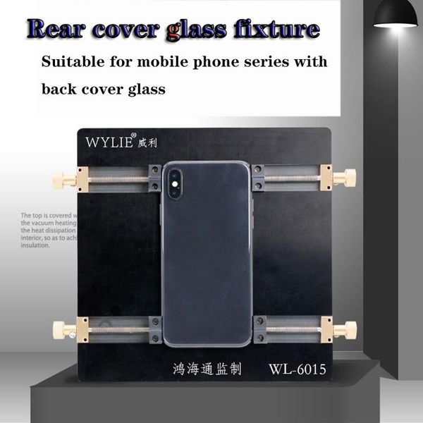 wl-6015 mobile phone repair fixture remove the phone glass back cover mounting clamp rear glass repair separating holder
wl-6015 mobile phone repair fixture remove the phone glass back cover mounting clamp rear glass repair separating holder