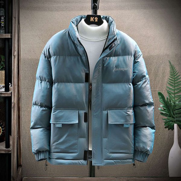 coat autumn and winter new korean leisure thickened cotton padded jacket short stand collar young men's wear, Black
coat autumn and winter new korean leisure thickened cotton padded jacket short stand collar young men's wear, Black
